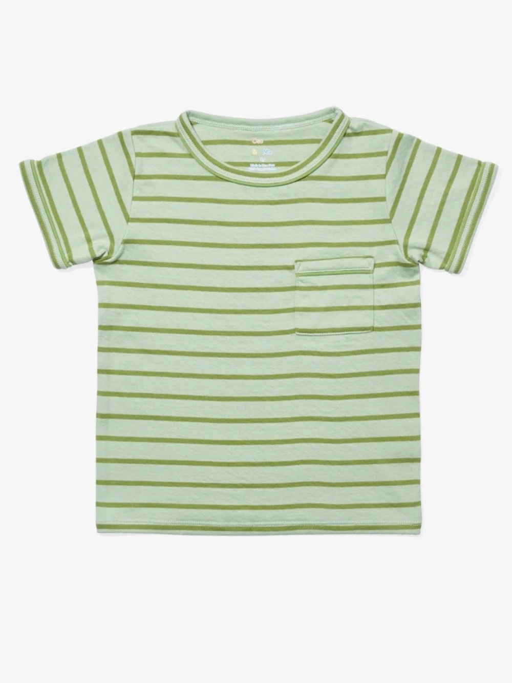 Like New Oso & Me Willie Tee in Palm Stripe, Boys Toddler Green T-Shirt, 18M